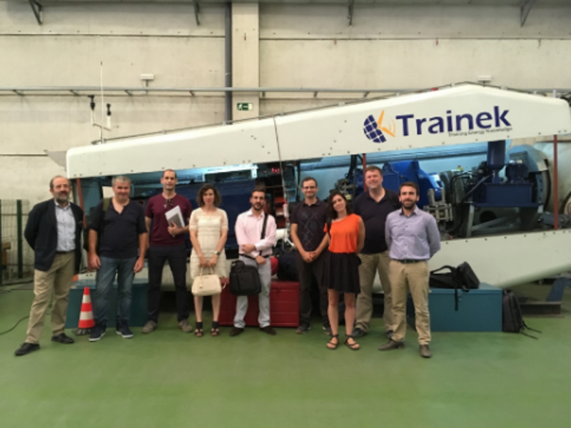 SIMULWIND project team visits Trainek 